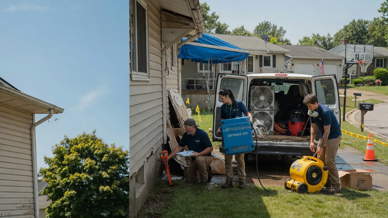 Ceiling Leak Cleanup in Carlock, IL near me